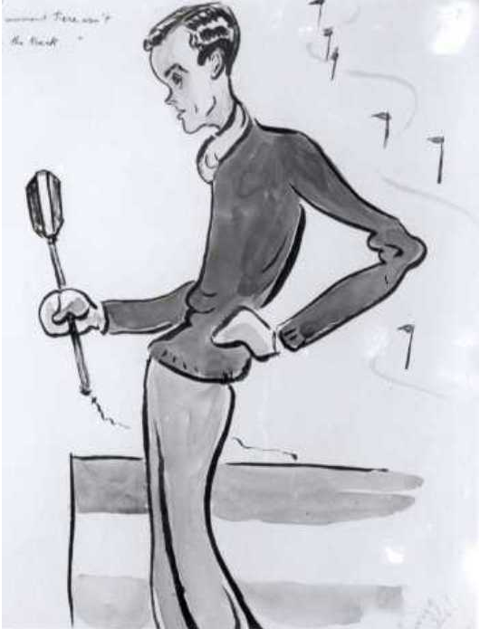 Caricature of Joe Burgy