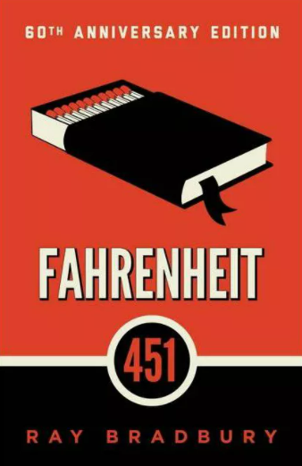 Book cover Fahrenheit 451