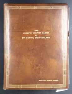 Cover of Gretchen Fraser's Olympic Scrapbook