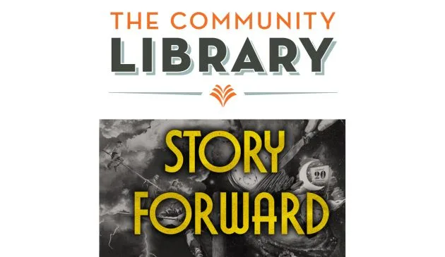 Story Forward and Library logos