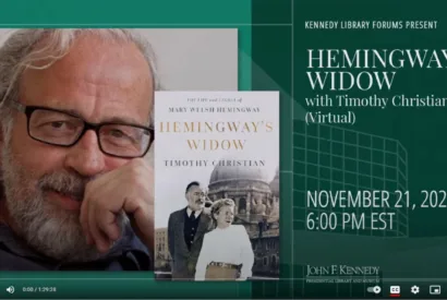 Kennedy Library Forum Hemingway's Widow
