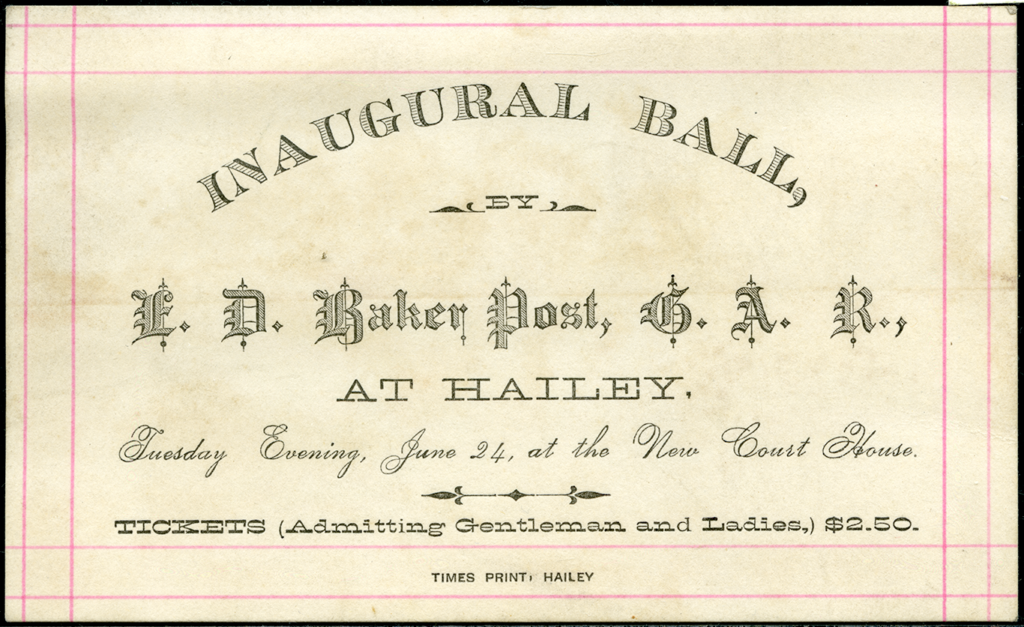 Advertisement for Hailey Ball
