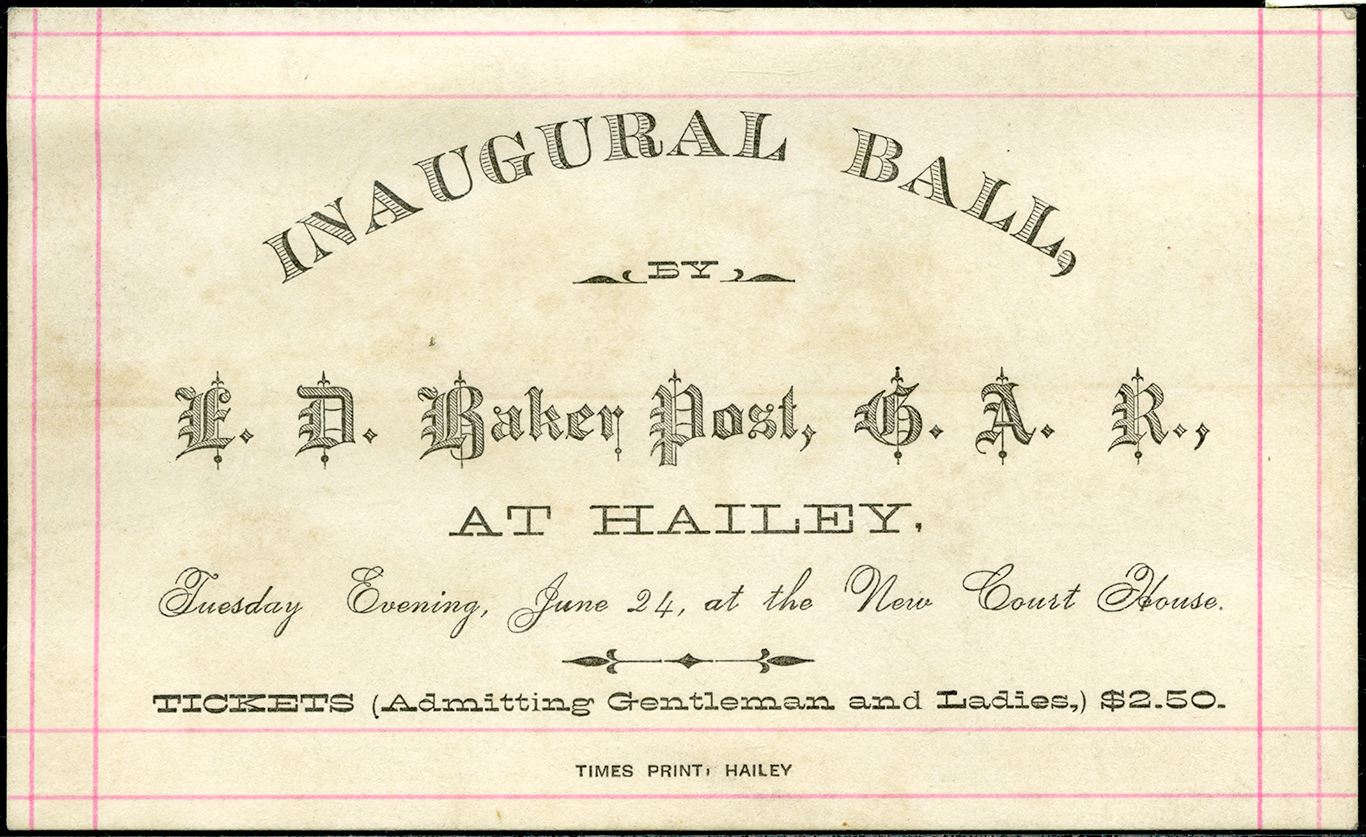 Advertisement for Hailey Ball
