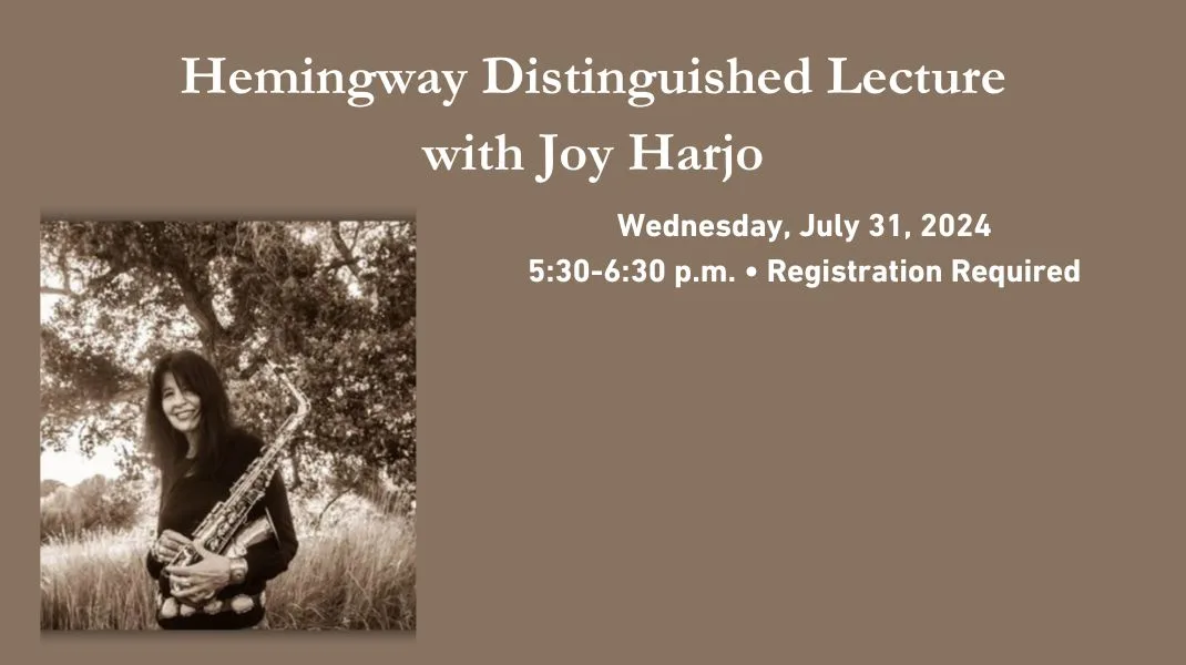 Slider Hemingway Lecture Joy Harjo HDL