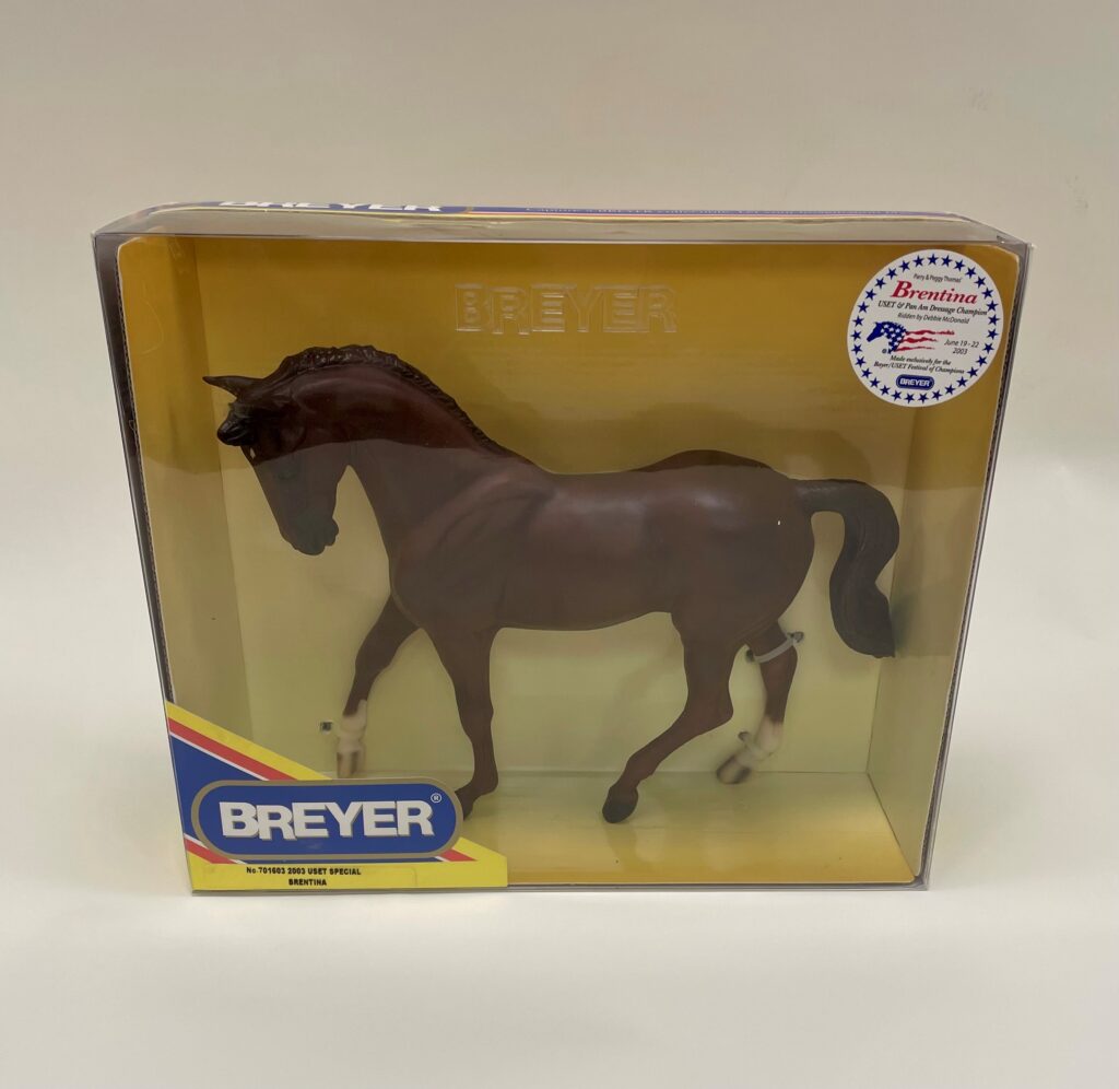 Breyer toy horse in box