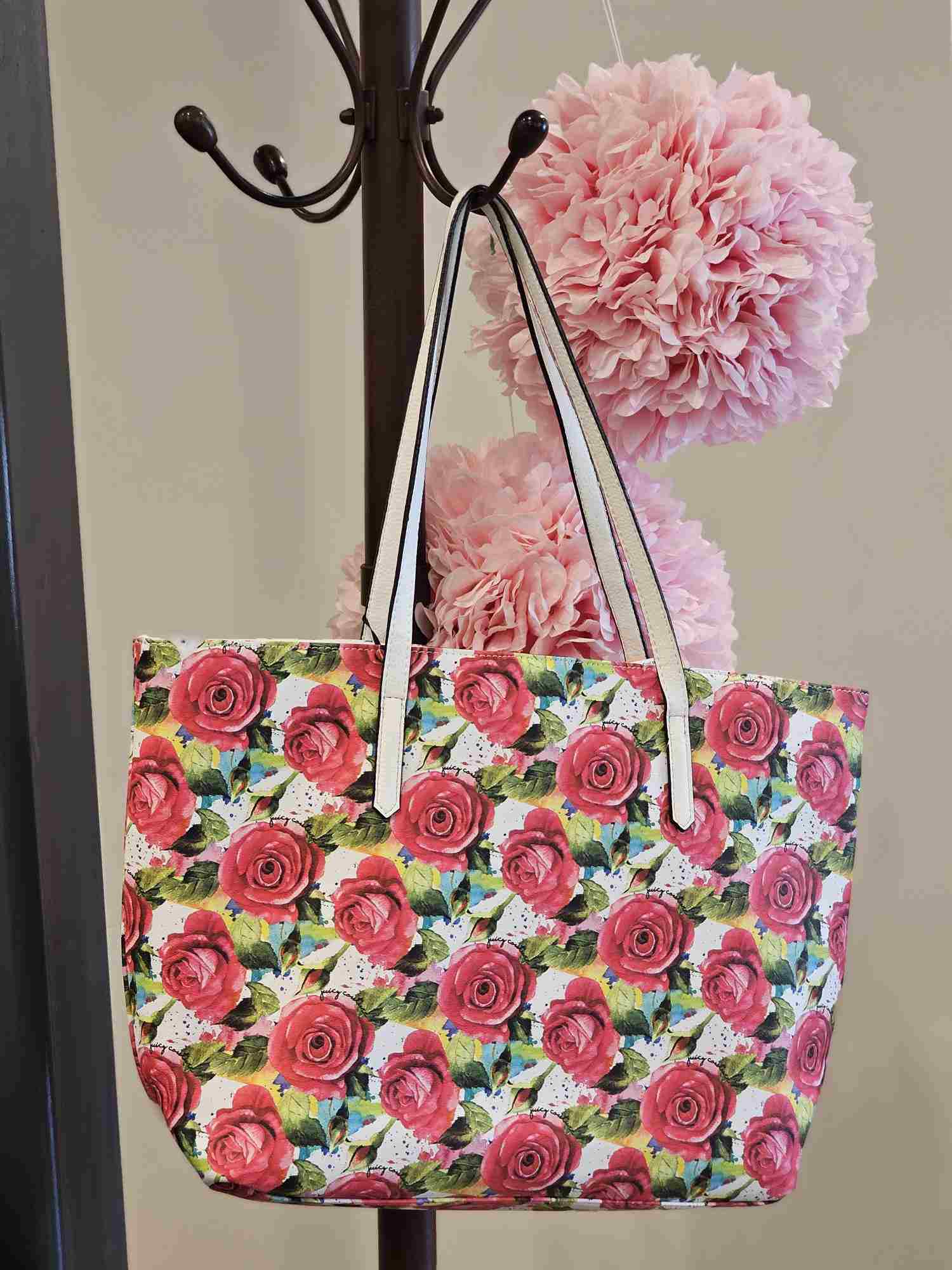 GMC Juicy Couture floral tote