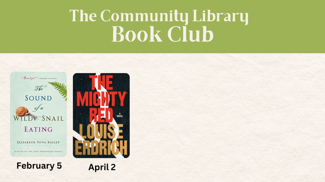 Community Library Book Club slider