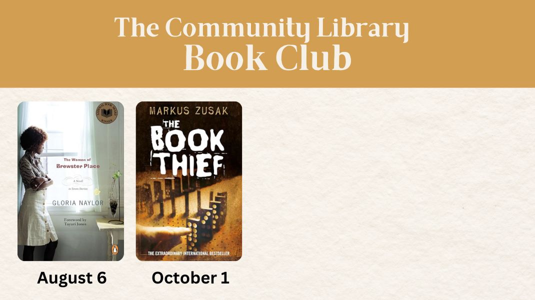Community Library Book Club slider (1070 x 600 px) Aug and Oct