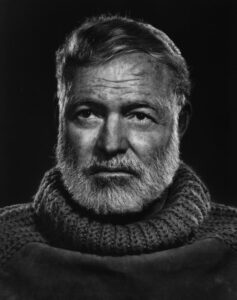 Hemingway Portrait by Yousef Karsh 1957