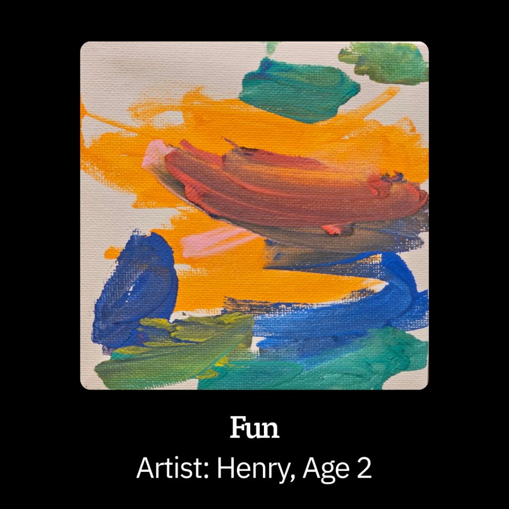 Tiny Art Fun by Henry Age 2