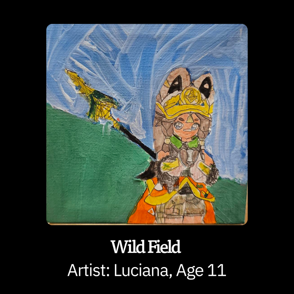 Tiny Art Wild Field by Luciana Age 11