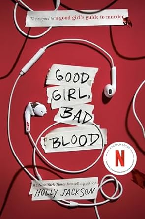 Read cover with a pair of broken headphones and the words "Good Girl, Bad Blook" written on pieces of masking tape