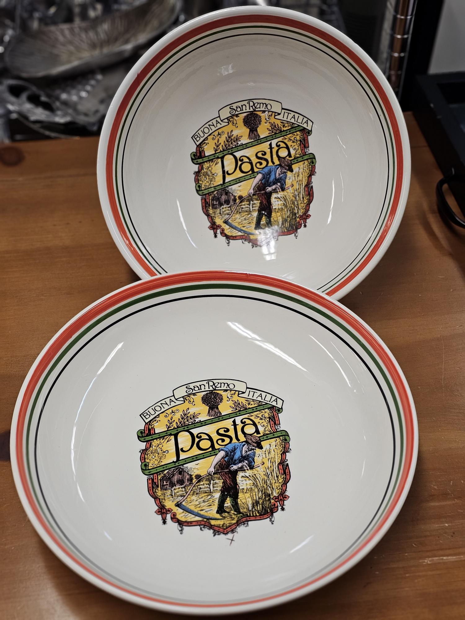 Pasta bowl and platter GMT