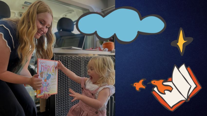 Lilianna and joyful child Big Wood School