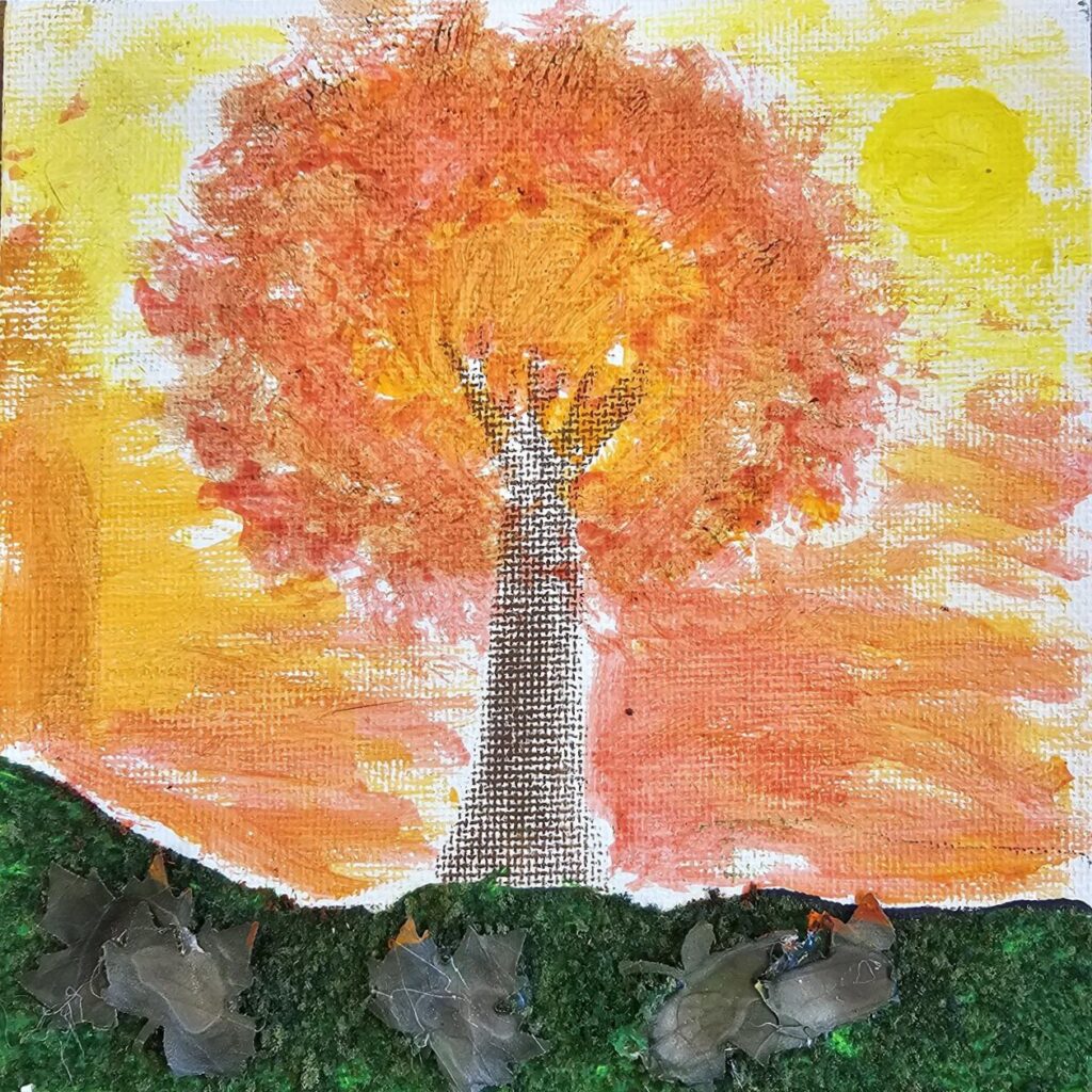 Tiny Art "Apple Tree Sunrise"