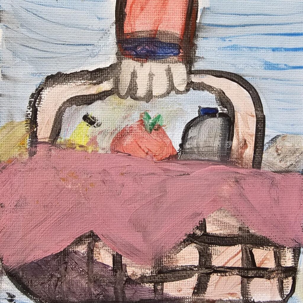 Tiny Art "The Picnic Basket"