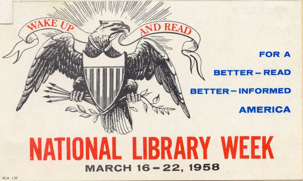 Natl Library Week Poster 1958