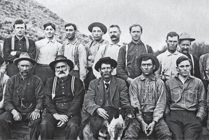 Albert Griffith and miners