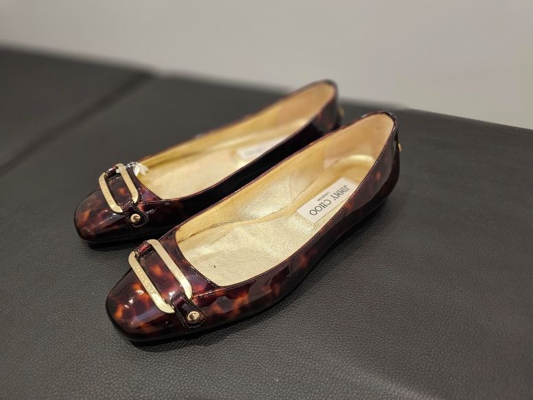 Jimmy Choo Tortoiseshell flats size 36 GMC 228 LR