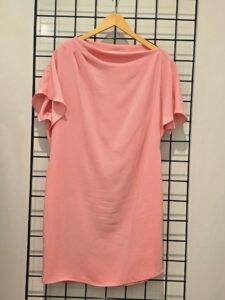 Trina Turk Boatneck Dress Peachy Pink L