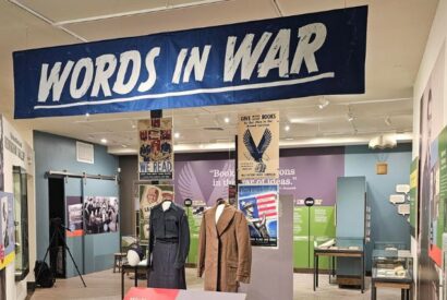 Words in War exhibit