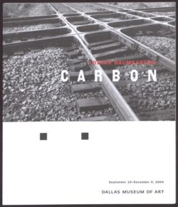 Cover image of Lothar Baumgarten 'Carbon' by John R. Lane.